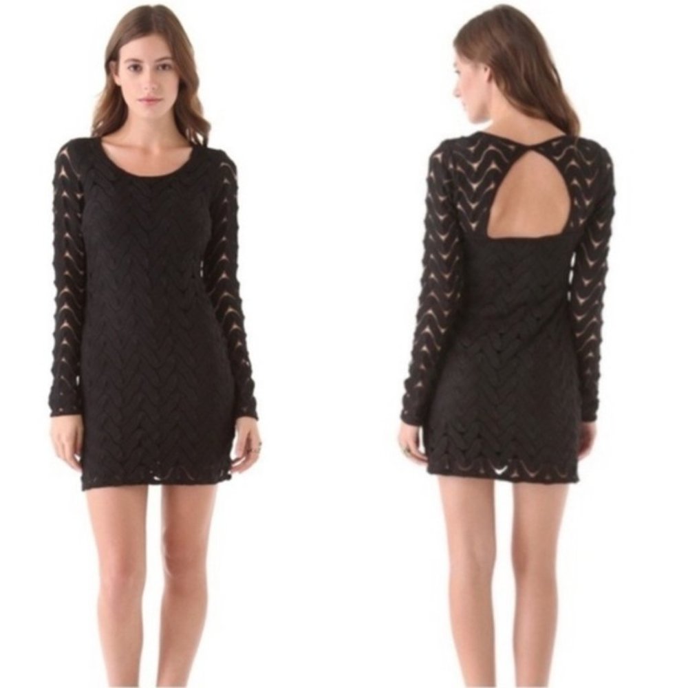 Free People Black Designer Dress